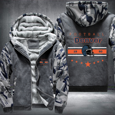 Vintage Football Denver 1960 Fleece Hoodies Jacket