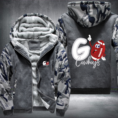 Go Cowboys Fleece Hoodies Jacket