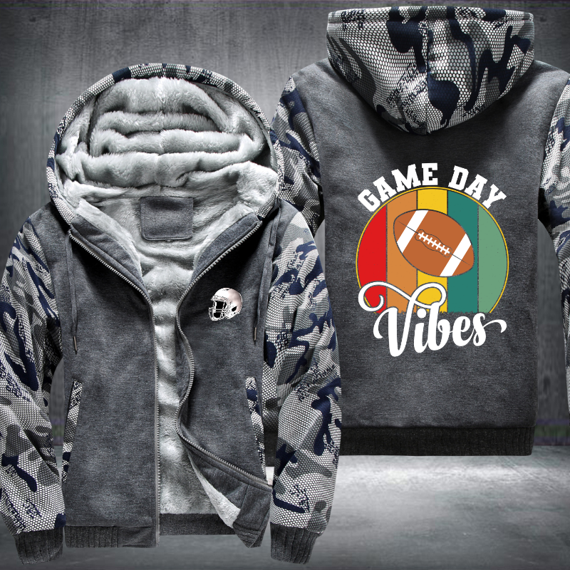Game Day Vibes Fleece Hoodies Jacket