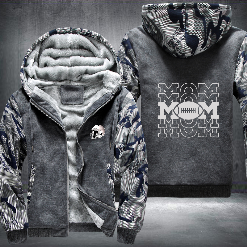 MOM Football Fleece Hoodies Jacket