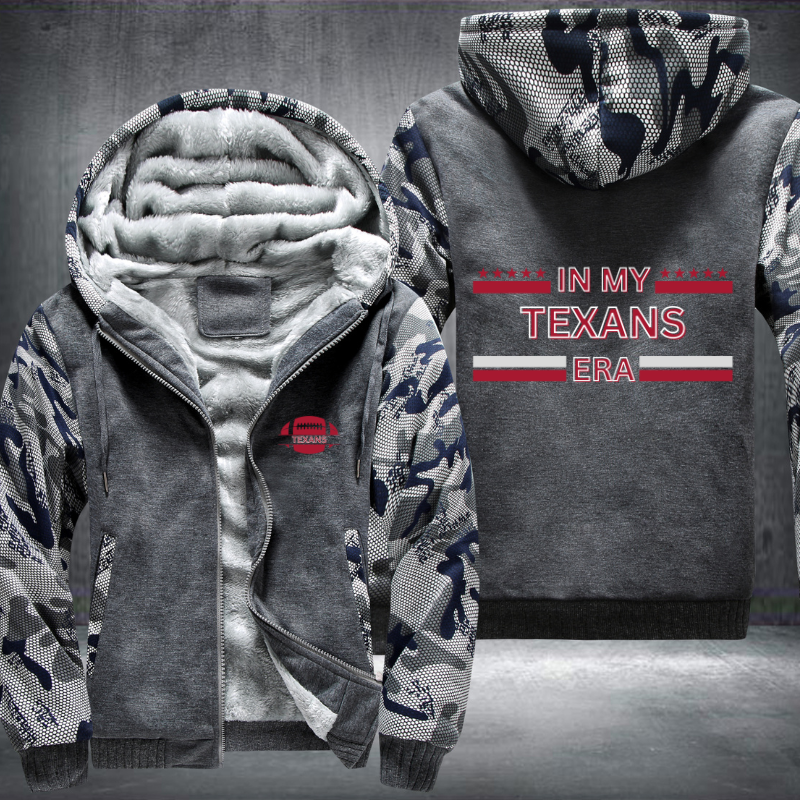 In My Football Era Game Day Texans Fleece Hoodies Jacket