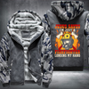 Jesus Saves I'm just a Firefighter lending my hand Fleece Hoodies Jacket