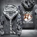 Dogs Feel Our Emotion Fleece Hoodies Jacket