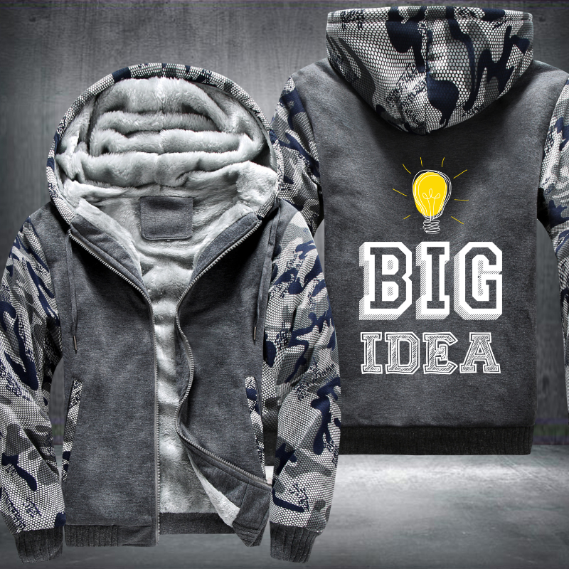 Big Idea Fleece Hoodies Jacket