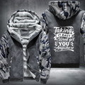 Taking It Easy Wont Get You Anywhere Fleece Hoodies Jacket