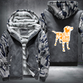 Peace Love Dogs Fleece Hoodies Jacket