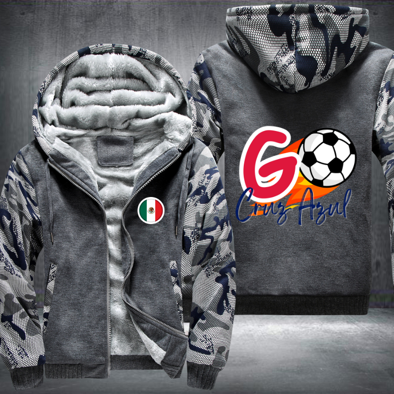 Soccer Go Cruz Azul Fleece Hoodies Jacket