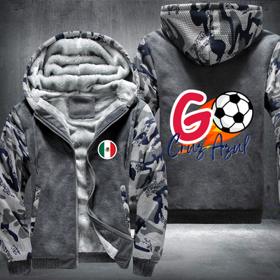 Soccer Go Cruz Azul Fleece Hoodies Jacket