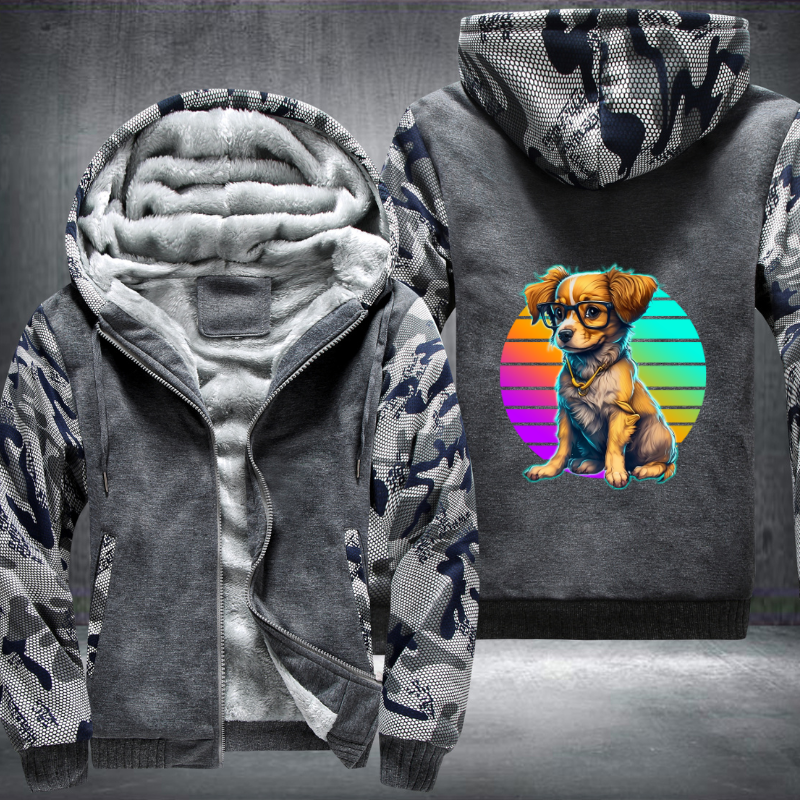 Sweet Dog Fleece Hoodies Jacket