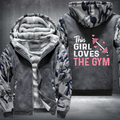 This Girl Loves The GYM Fleece Hoodies Jacket