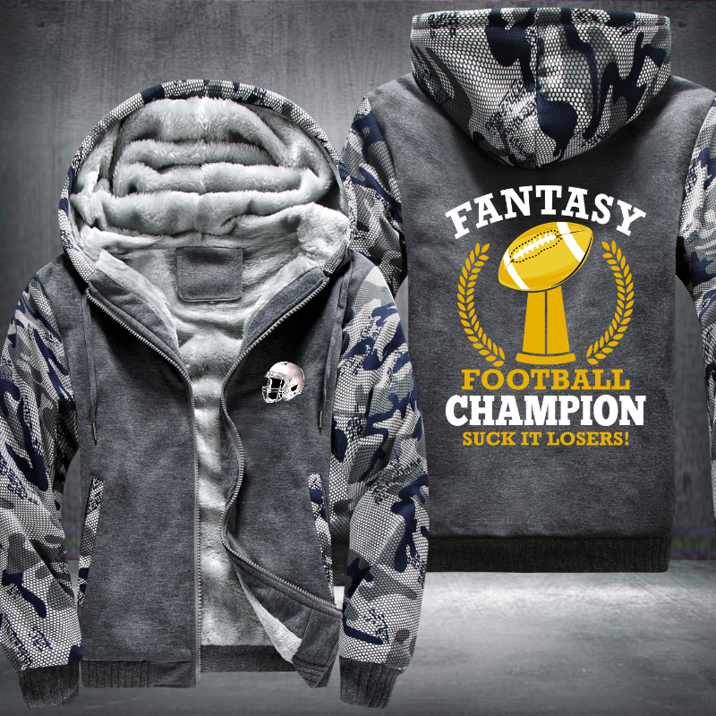 Fantasy Football Champion Fleece Hoodies Jacket