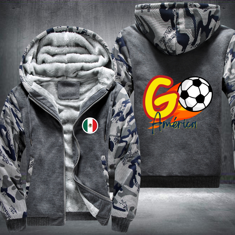 Soccer Go América Fleece Hoodies Jacket