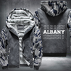 Patriotic USA State Albany Fleece Hoodies Jacket