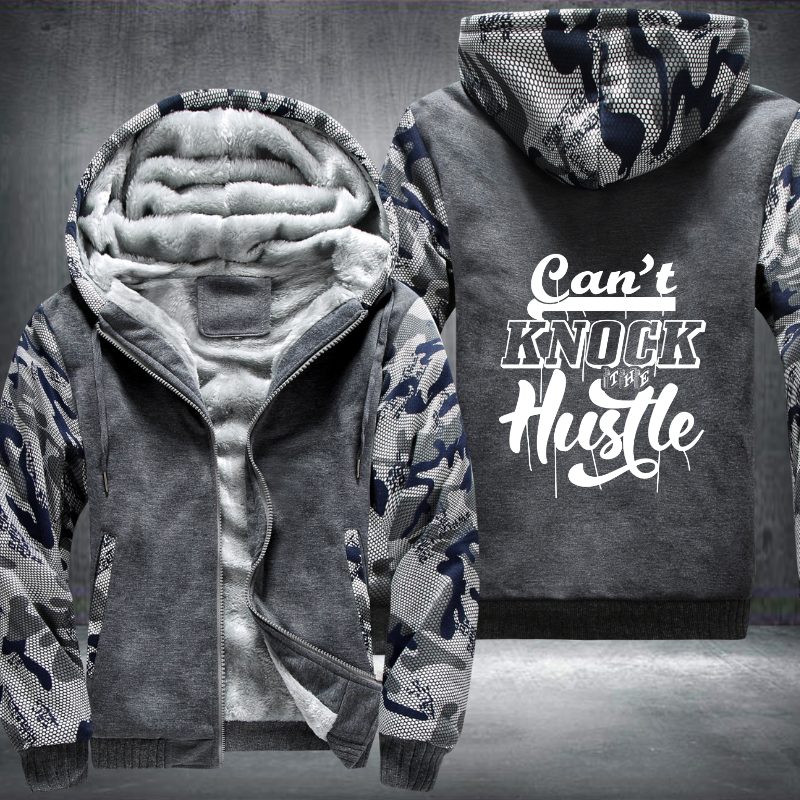 Can't Knock The Hustle Fleece Hoodies Jacket