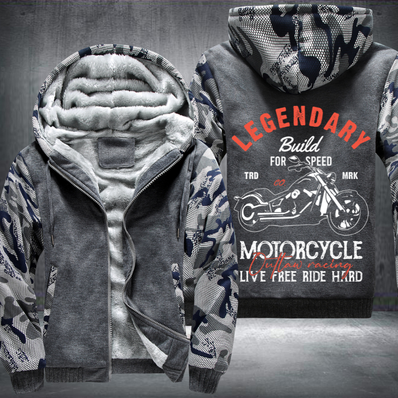 Legendary Build For Speed Fleece Hoodies Jacket