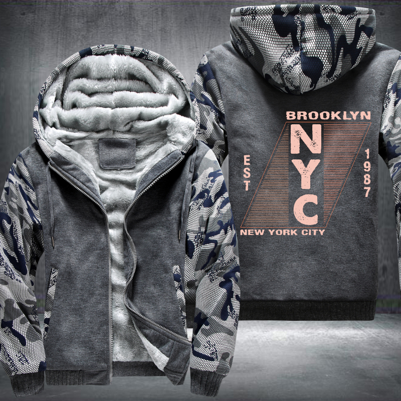 Brooklyn NYC Fleece Hoodies Jacket