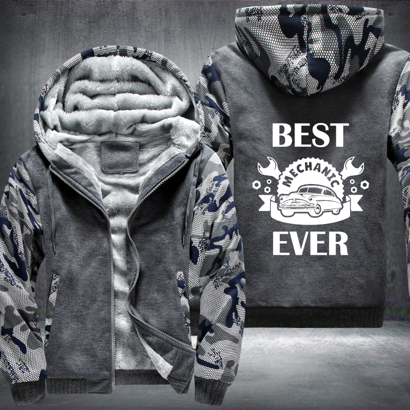 Best Mechanic Car Auto Lover Fleece Hoodies Jacket