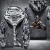 Ghost Rider Skull Ride Motorcycle Fleece Hoodies Jacket