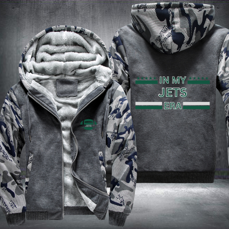 In My Football Era Game Day Jets Fleece Hoodies Jacket
