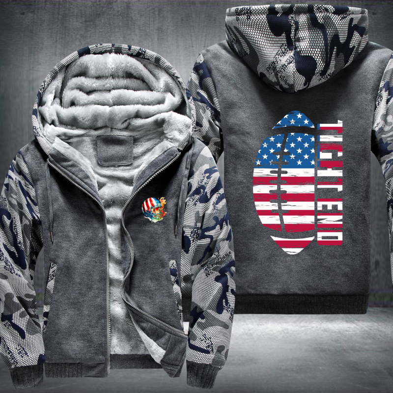 Tight end Fleece Hoodies Jacket