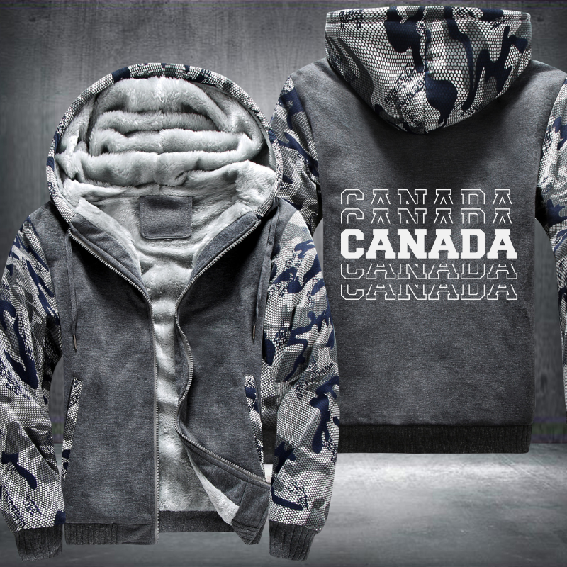 Canada Fleece Hoodies Jacket