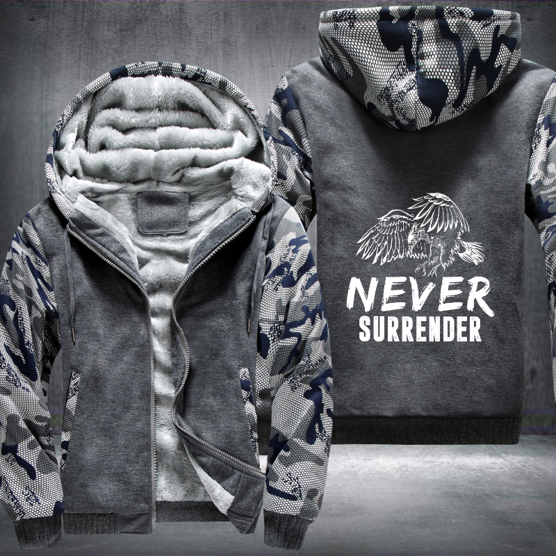 Never Surrender Fleece Hoodies Jacket