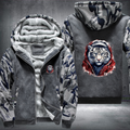 Animal Hiphop Graphic Funny White Tiger Fleece Hoodies Jacket