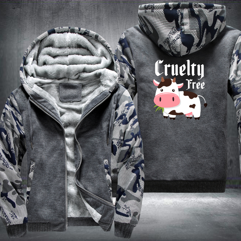 Cruelty Free Fleece Hoodies Jacket