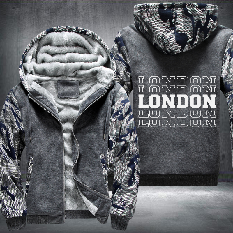 London Fleece Hoodies Jacket