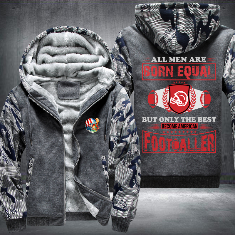 All men born equal American Fleece Hoodies Jacket