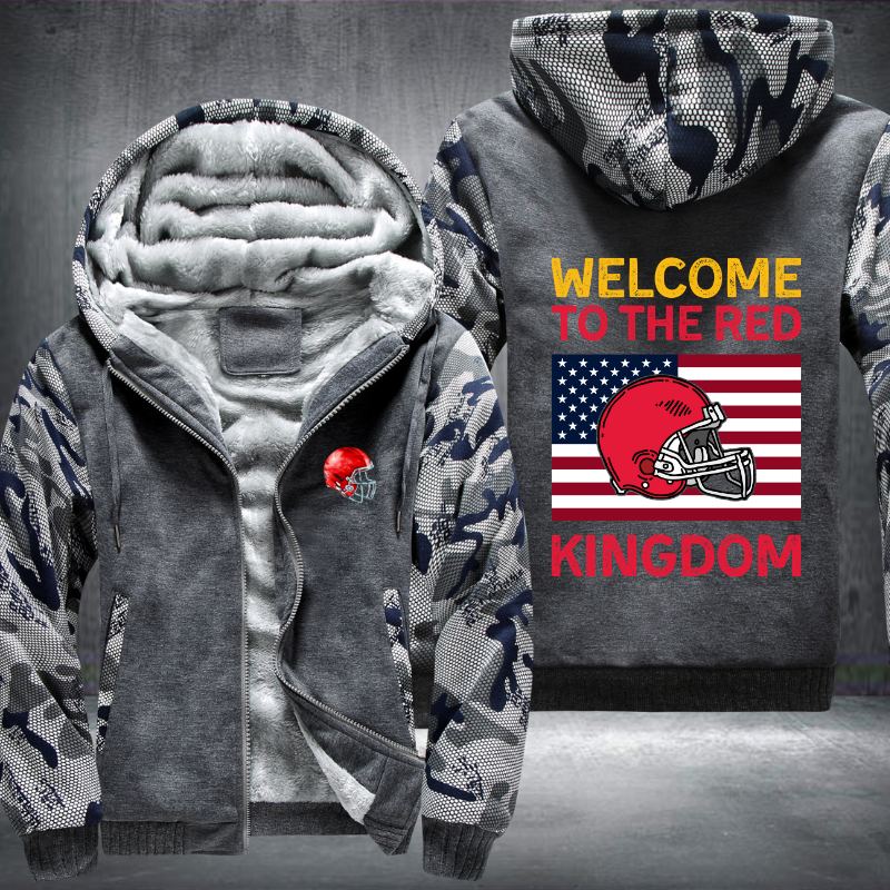 Welcome To The Red Kingdom Fleece Hoodies Jacket