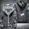 love dog Fleece Hoodies Jacket