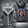 Animal Hiphop Graphic Owl Fleece Hoodies Jacket