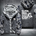 All Men Are Created Equal But The Best Can Still Play Football In Their Sixties Design Fleece Hoodies Jacket