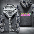 Vegan Colourful Fleece Hoodies Jacket