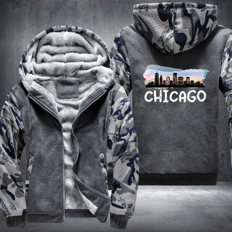 Chicago Fleece Hoodies Jacket