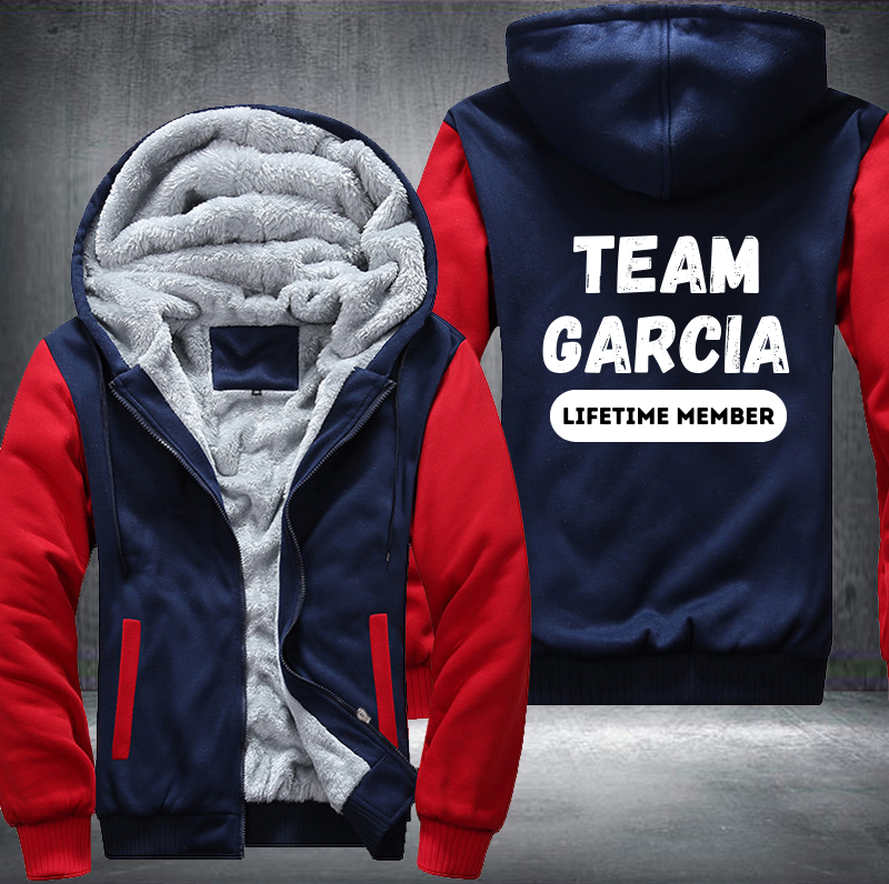 Team GARCIA Lifetime Member Family Fleece Hoodies Jacket