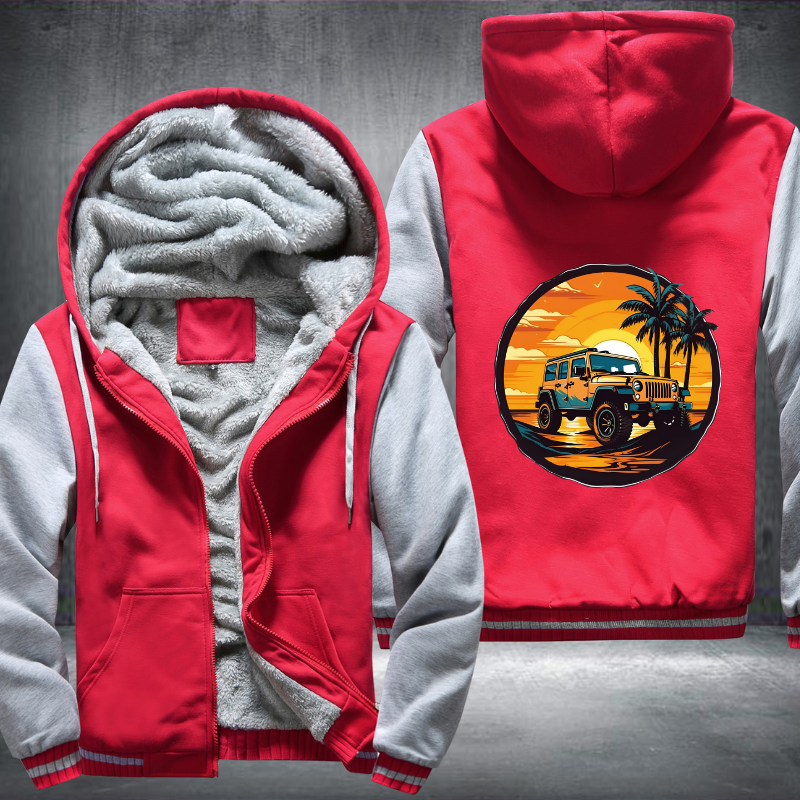 Exploring Coastal Beauty with 4x4s Fleece Hoodies Jacket