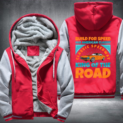 Build for speed old classic Fleece Hoodies Jacket
