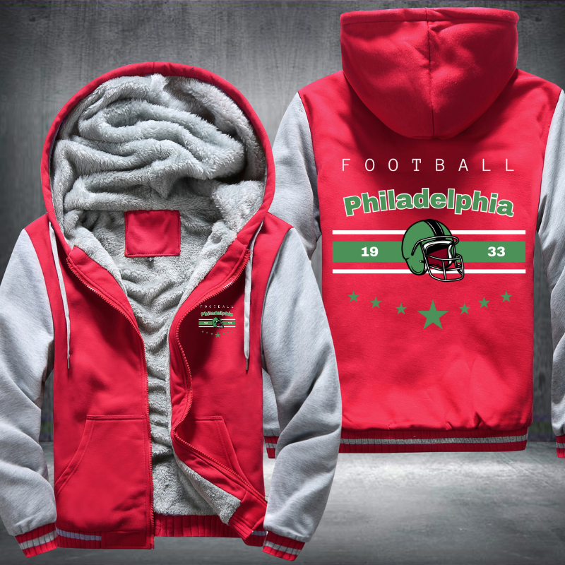 Vintage Football Philadelphia 1933 Fleece Hoodies Jacket