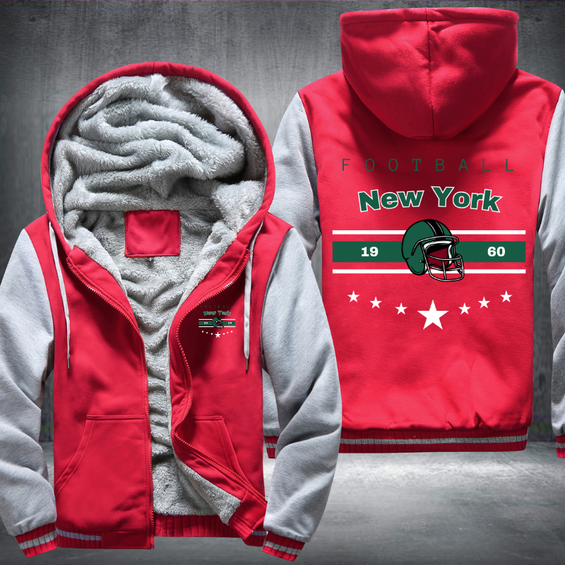 Vintage Football New York 1960 Fleece Hoodies Jacket