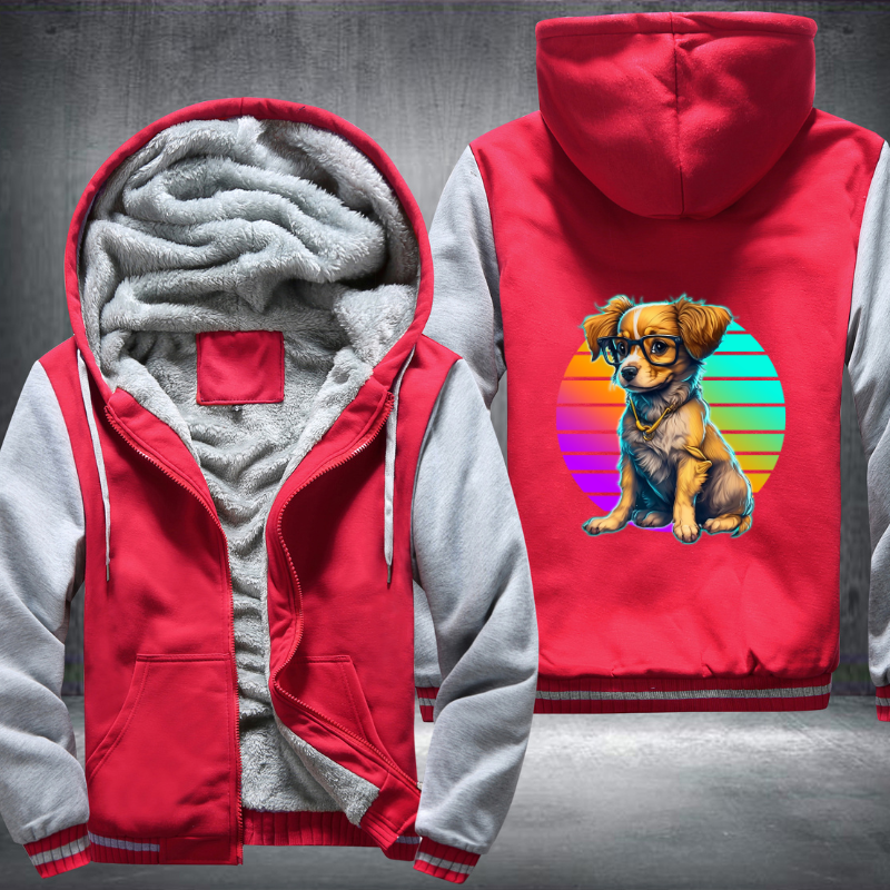 Sweet Dog Fleece Hoodies Jacket
