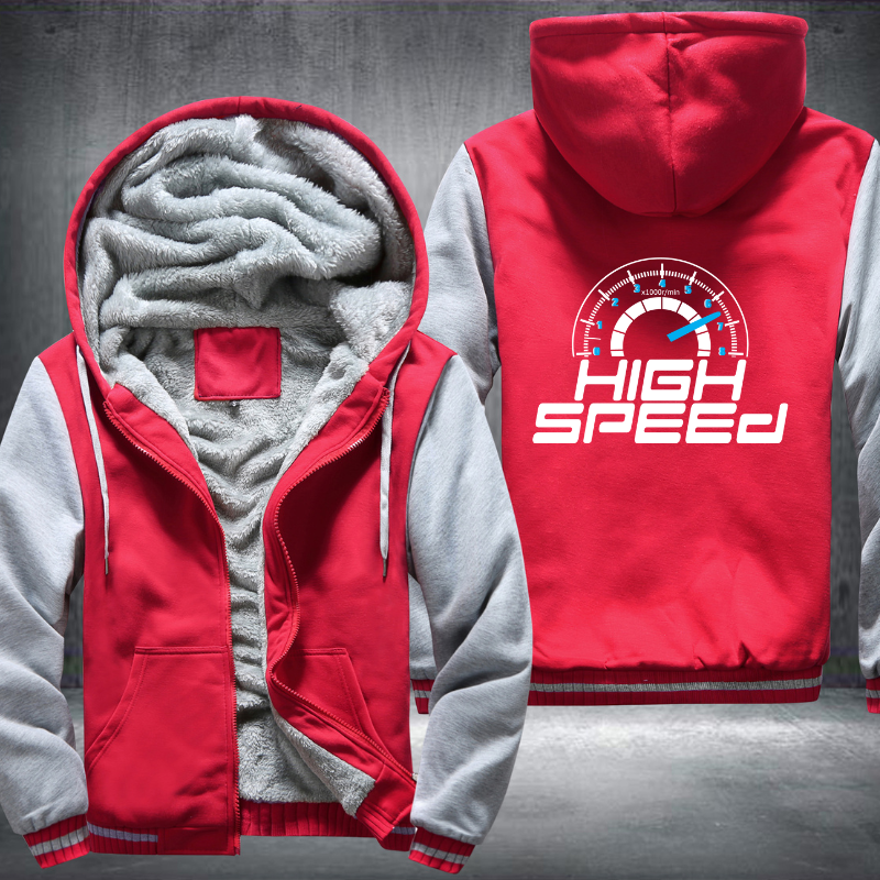 Speed Meter Fleece Hoodies Jacket