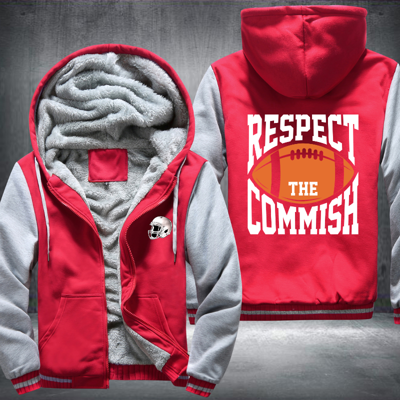 Respect The Commish Fleece Hoodies Jacket