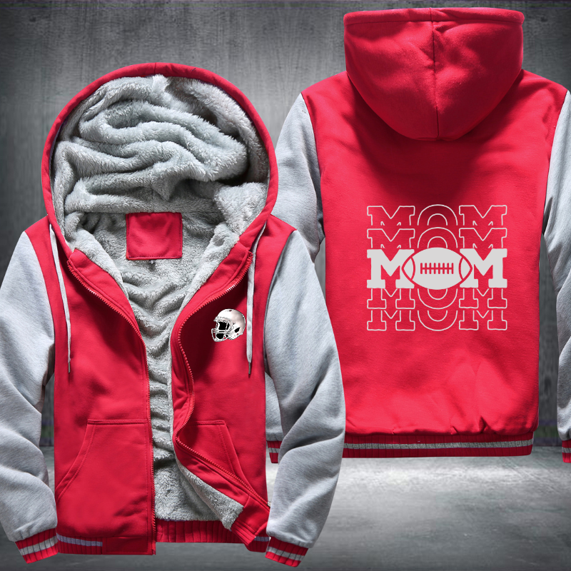 MOM Football Fleece Hoodies Jacket