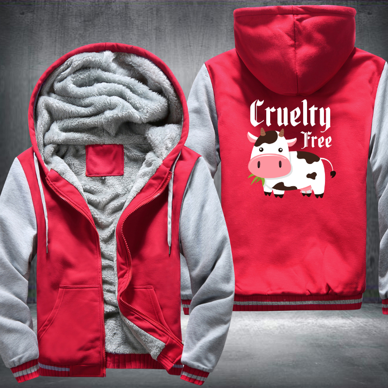 Cruelty Free Fleece Hoodies Jacket