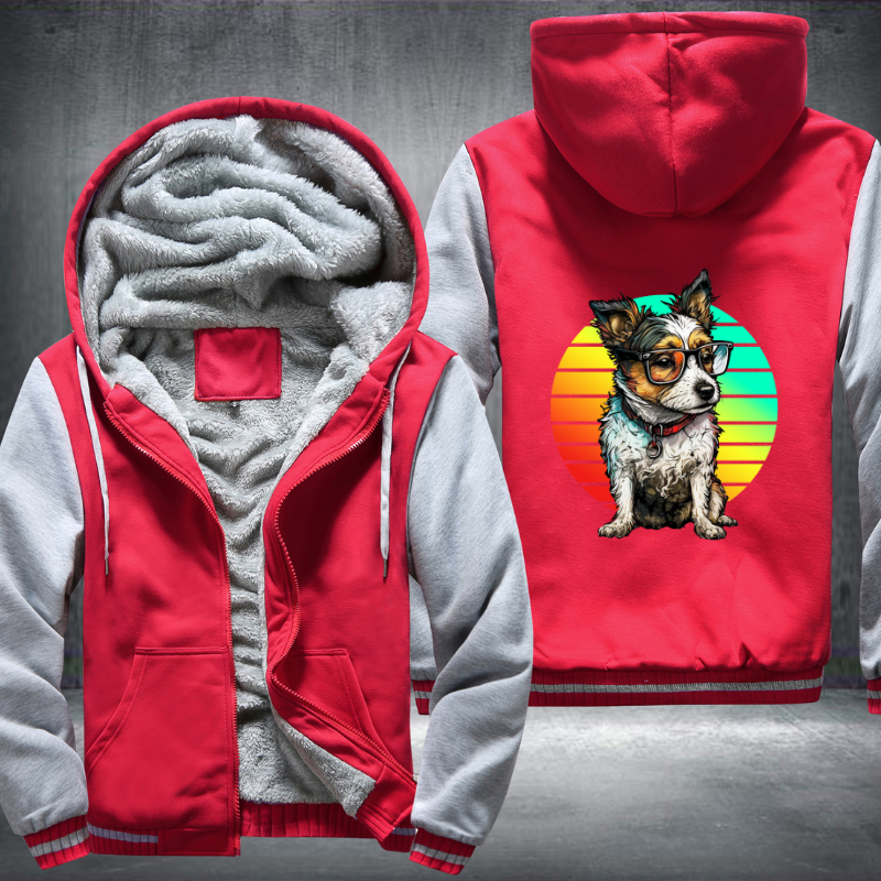 Adorable Dog Fleece Hoodies Jacket