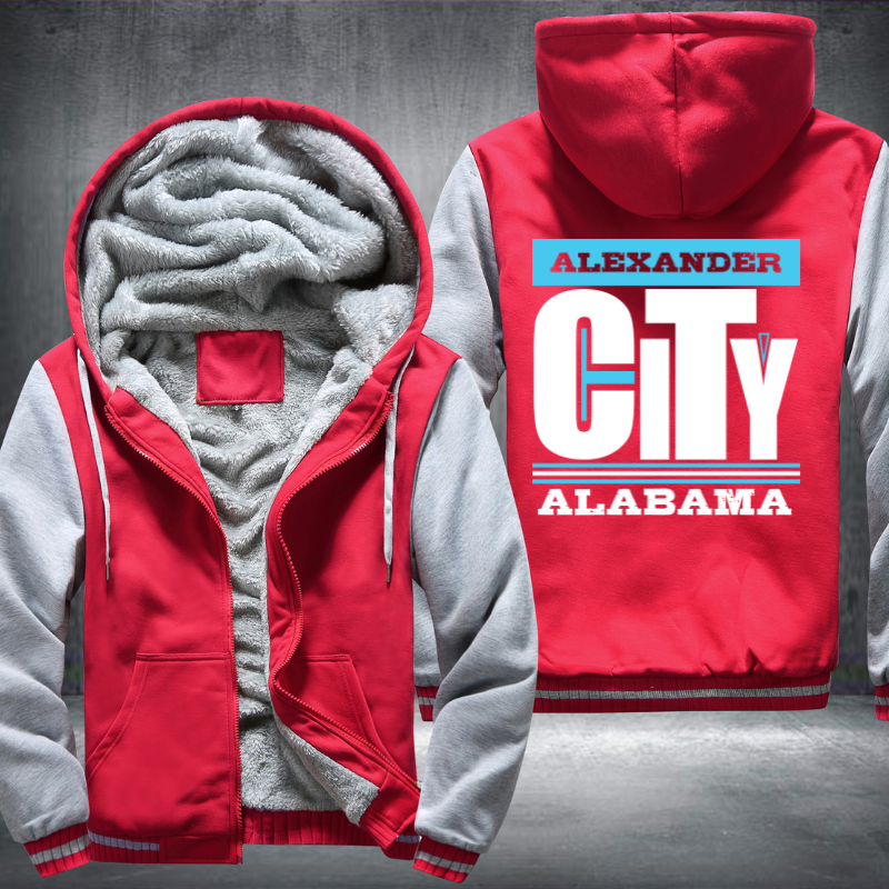 Alexander City Alabama Fleece Hoodies Jacket