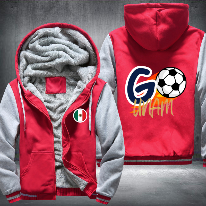 Soccer Go UNAM Fleece Hoodies Jacket