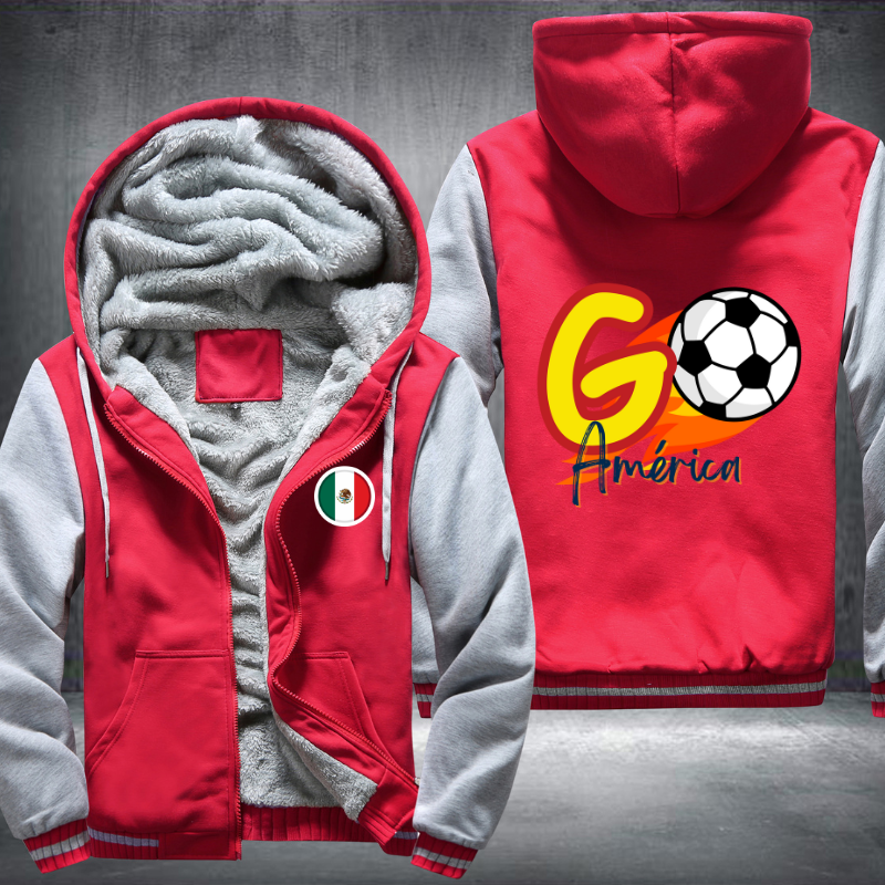 Soccer Go América Fleece Hoodies Jacket